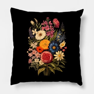 Vintage Flowers Pillow