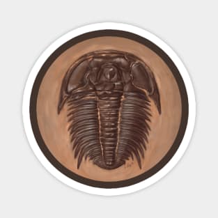 Trilobite Modocia typicalis, original artwork Magnet