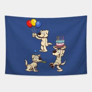 Birthday Dog Tapestry