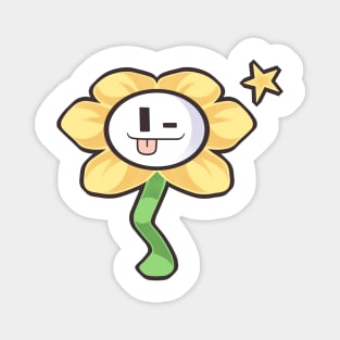 Undertale Flowey Evil Face Magnet for Sale by Sagetherookie