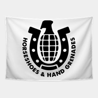 Horseshoes and Hand Grenades Tapestry