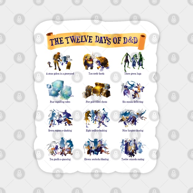 The twelve days of D&D Magnet by Inchpenny
