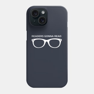 Cool Bookworm Reader T-Shirt Phone Case