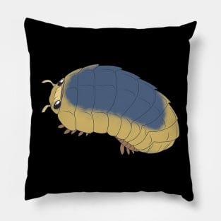 Lemon Blue Isopod Pillow