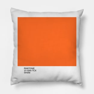 pantone 17-1350 TCX Oriole Pillow