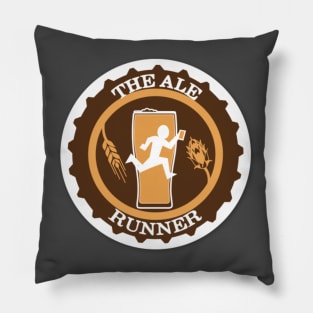 The Ale Runner Logo Pillow