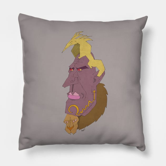 Monsieur Cannibal Pillow by Laz