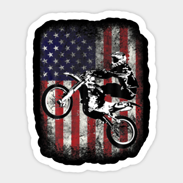 american flag dirt bike helmet