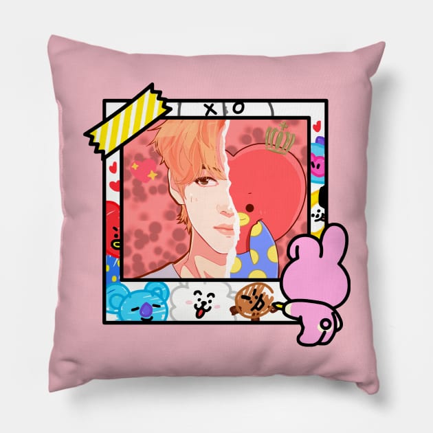 BT21 Tata frame Pillow by IKIGAISEKAI