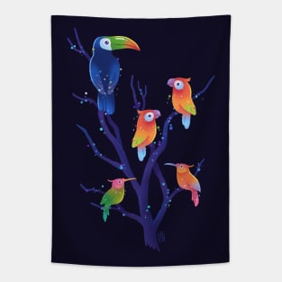 Birds Of Paradise Tapestry