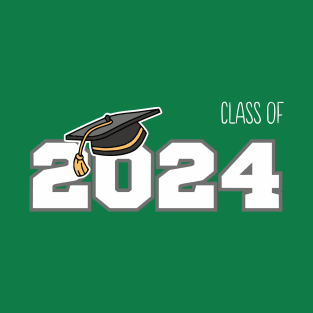 Class of 2024 Senior 24 Shirt High School Graduation Party T-Shirt