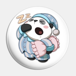 Snoozy Panda Pin