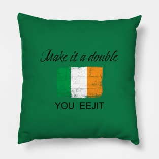 St Patricks Day 'Make it a Double' Pillow