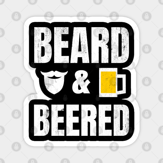 Beard & Beered Magnet by bonmotto