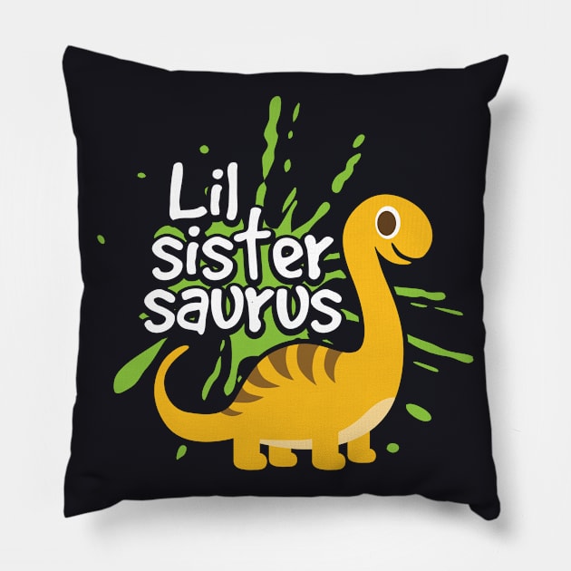 lil sister Pillow by ThyShirtProject - Affiliate