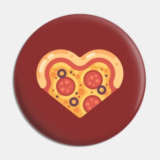 Pizza heart Pin