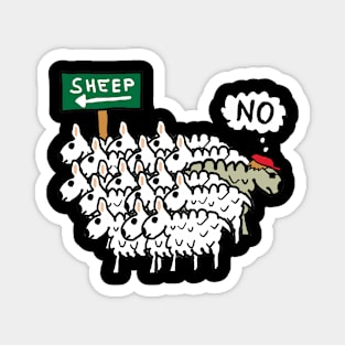 Don't Be A Sheep Magnet