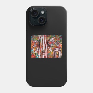 Angelic Excitement - an Anahata Code infused intuitive painting Phone Case