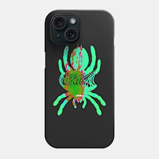 Tarantula Silhouette V42 (Tie Dye) Phone Case