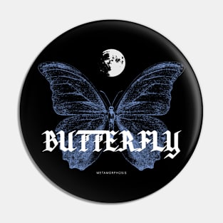 Butterfly | Metamorphosis | Aesthetic | Blue Pin