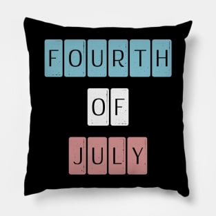Retro:Fourth of July Pillow