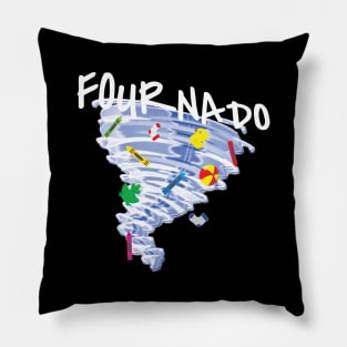 Fournado Kids Gift For Four Year Old Funny Pillow