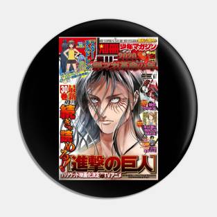 Attack on tittan Magazine Pin