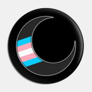 Trans Pride Crescent Moon Pin