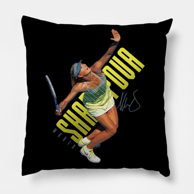 Maria Sharapova Pillow by Juantamad