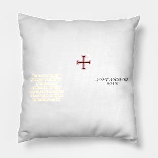 Saint michel rome Pillow