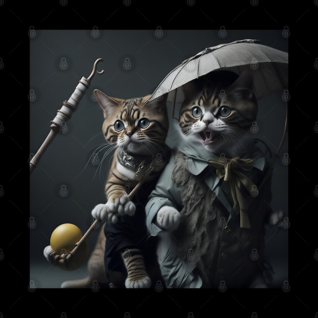 Cats having Fun in Style by Elite & Trendy Designs