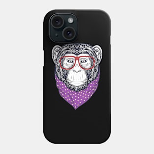 Hand drawn monkey Phone Case