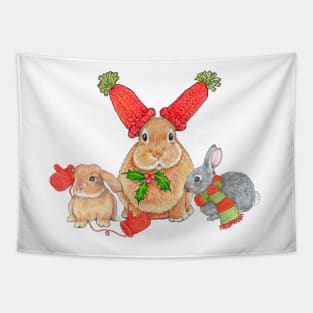 Warm Bunny Ears Tapestry