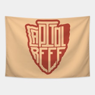 Capitol Reef National Park name arrowhead Tapestry