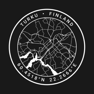 Turku Map T-Shirt