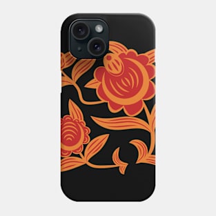 Folk flowers Phone Case