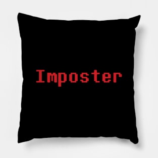 Imposter. Among Us. Pillow