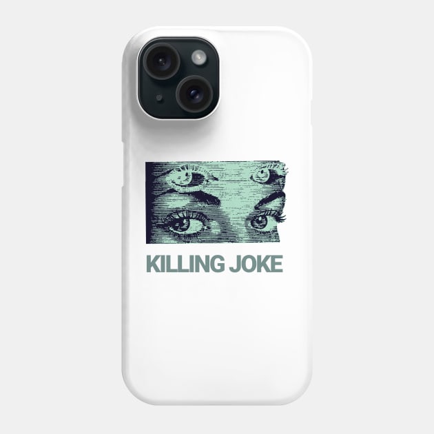 Killing Joke - Eyes - Tribute Artwork Phone Case by Vortexspace