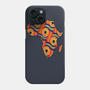 African Patterns | Black History Month Juneteenth African Continent with Custom Design Phone Case