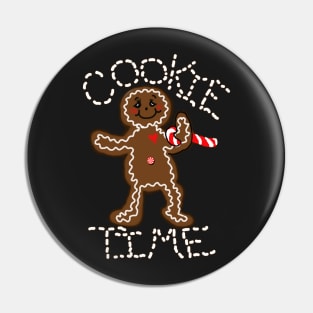 Gingerbread Custom Gifts, Gingerbread Cute COOKIE TIME Gifts for Baking Lovers Pin