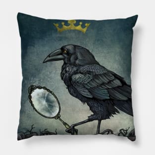 Raven King Pillow