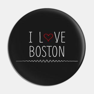 Boston Love Pin