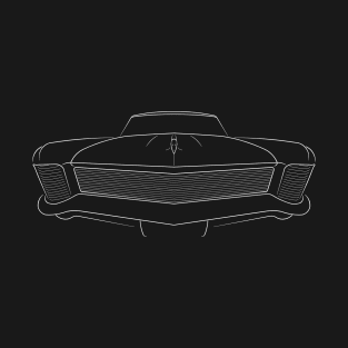 front/profile - 1965 Buick Riviera - stencil, white T-Shirt