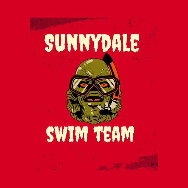 Buffy "Sunnydale swim team" scuba monster by Gorgoose Graphics