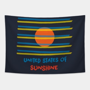 Sunshine flag Tapestry