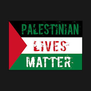 Palestinian Lives Matter Flag Artwork T-Shirt