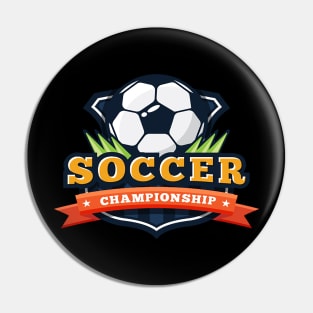 Soccer champion Pin