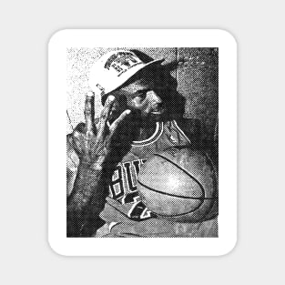 Michael Jordan - Halftone Magnet