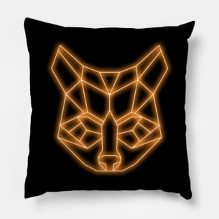 Neon fox Pillow