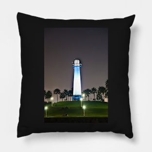 Long Beach Lions Lighthouse Pillow